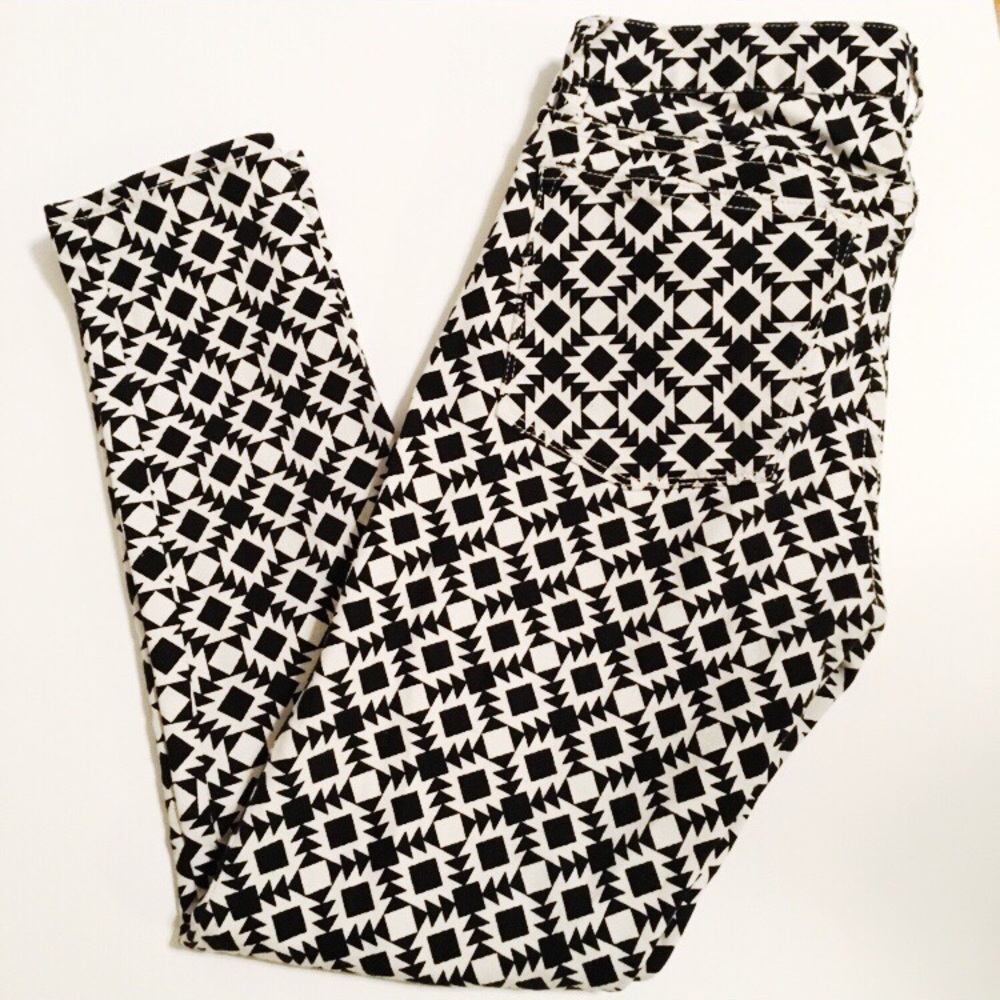 J. Crew Geometric Print Skinny Jean 27 - Picture 8 of 8
